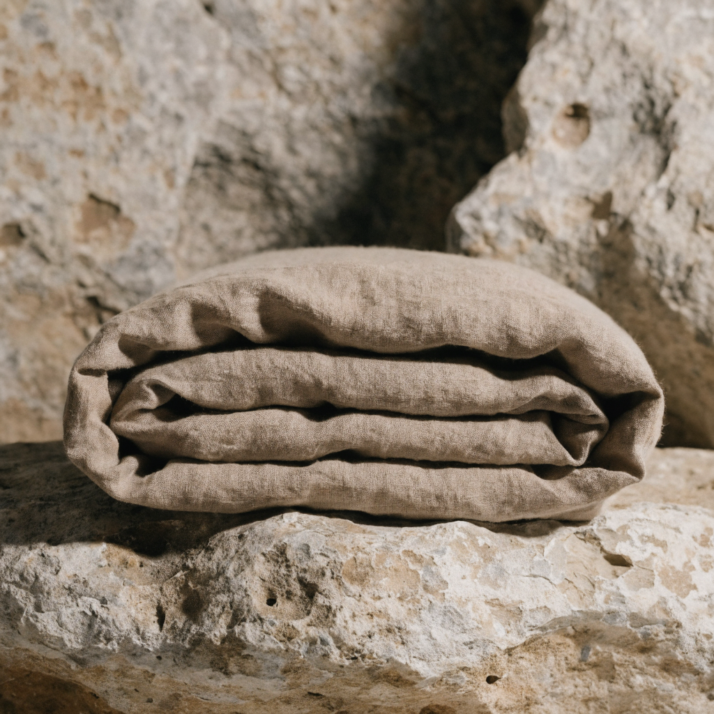 Stone-washed Linen Duvet Cover