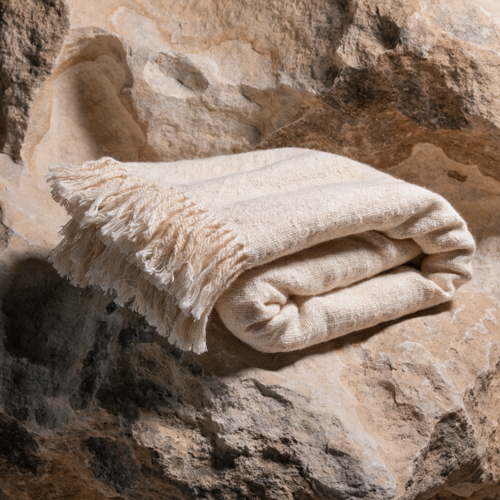 Organic Cotton Fringe Throw