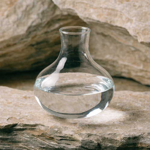 Mouth-Blown Glass Carafe