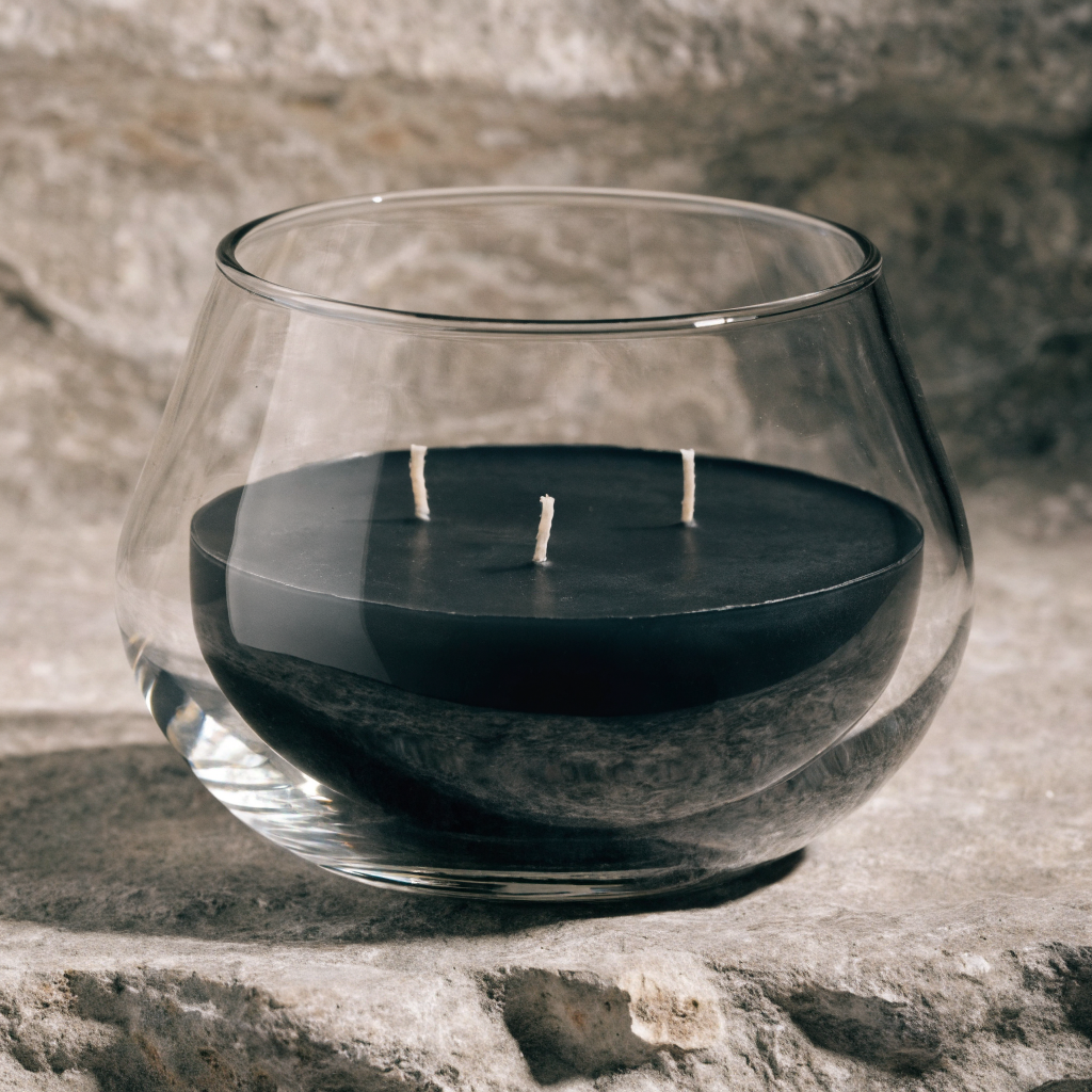 Black Hurricane 3-Wick Candle