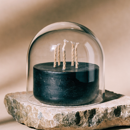 Black Cloche Multi-Wick Candle