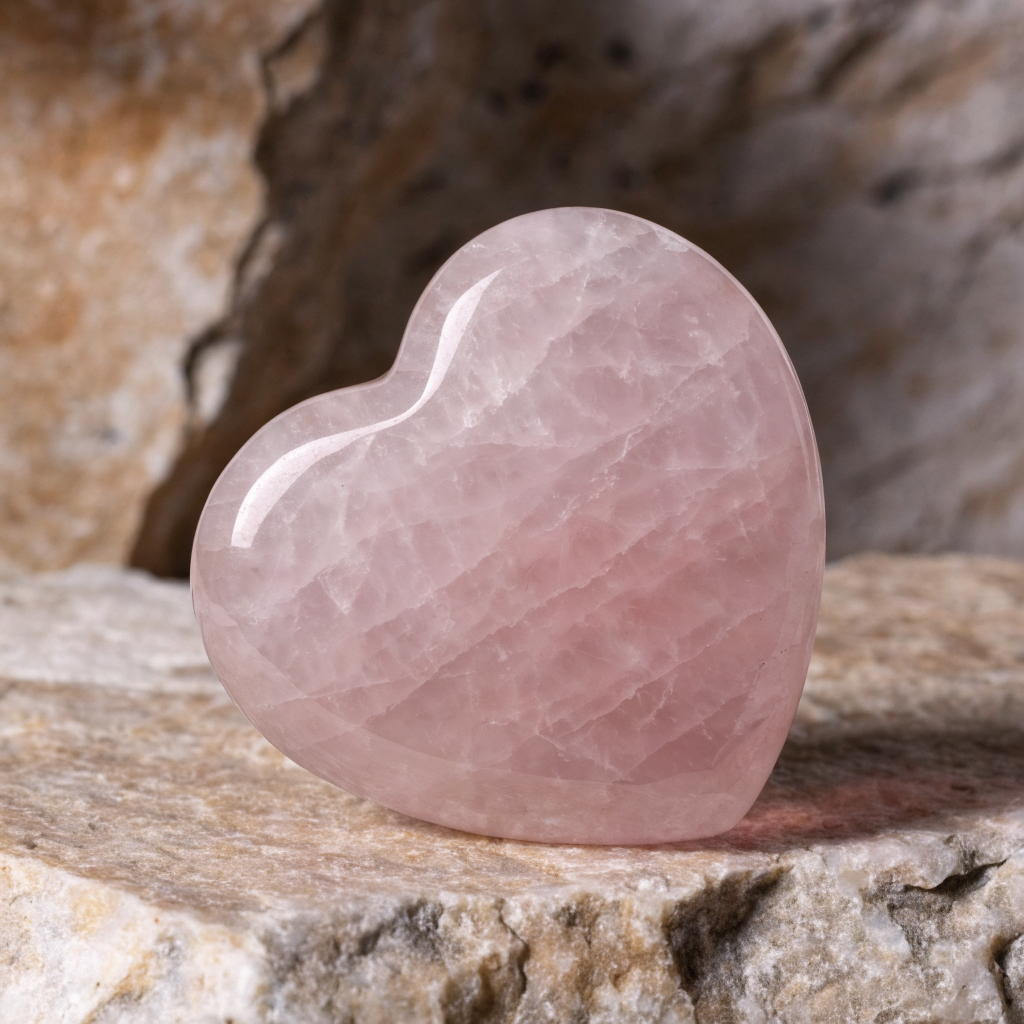 Comfort Heartstone Rose Quartz