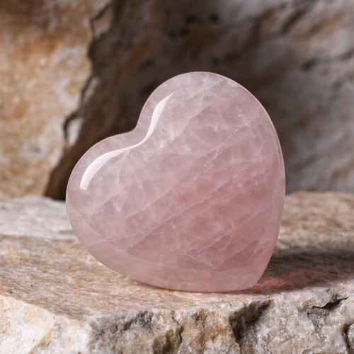 Comfort Heartstone Rose Quartz