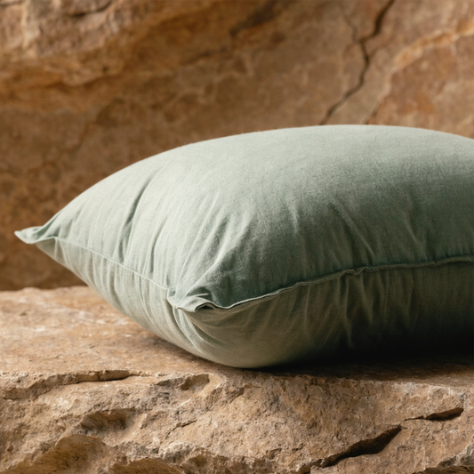 Sage Cotton Down Pillow