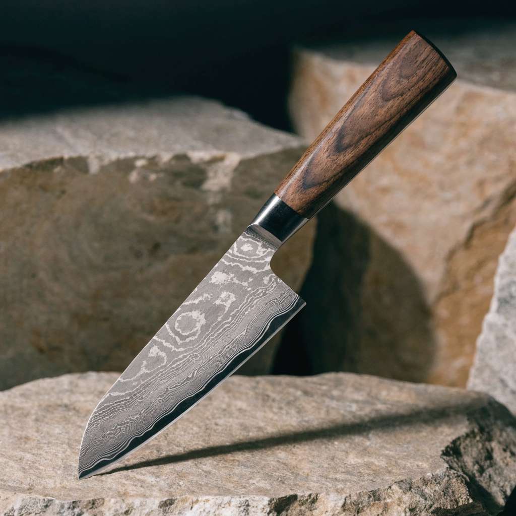 Damascus Santoku Knife