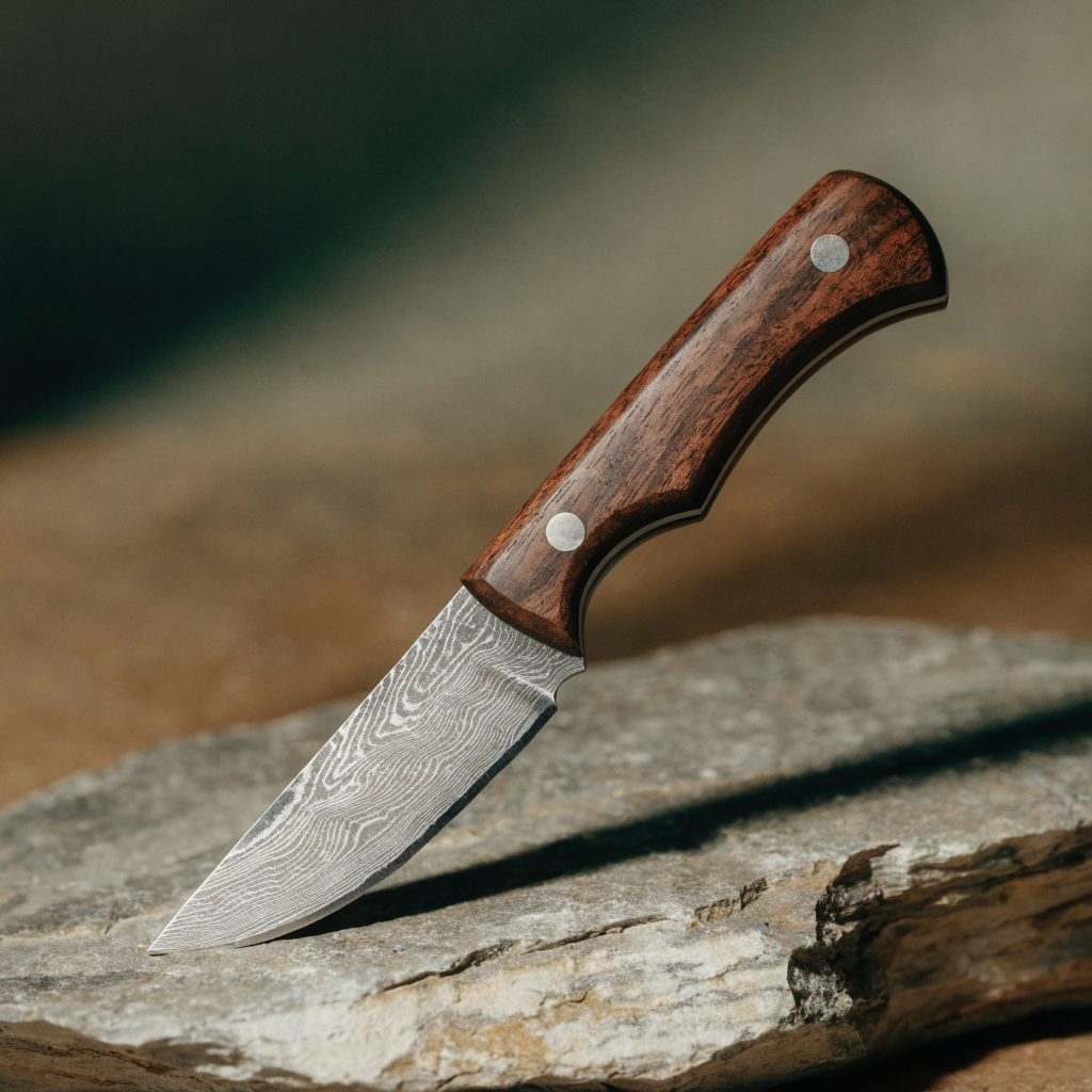 Damascus Utility Knife