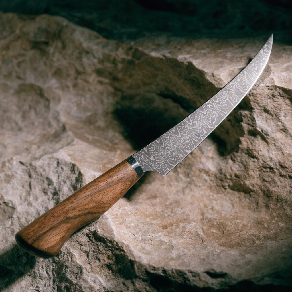 Damascus Boning and Fillet Knife