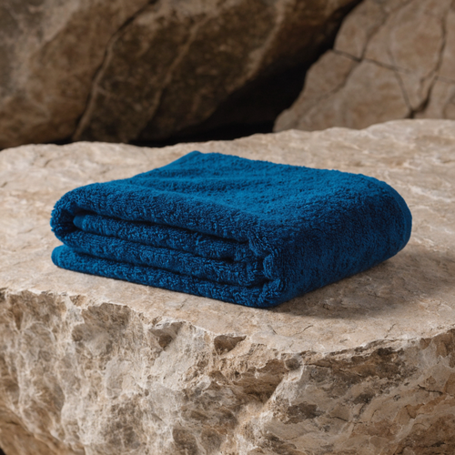 Oversized Ocean Surf Towel Deep Blue