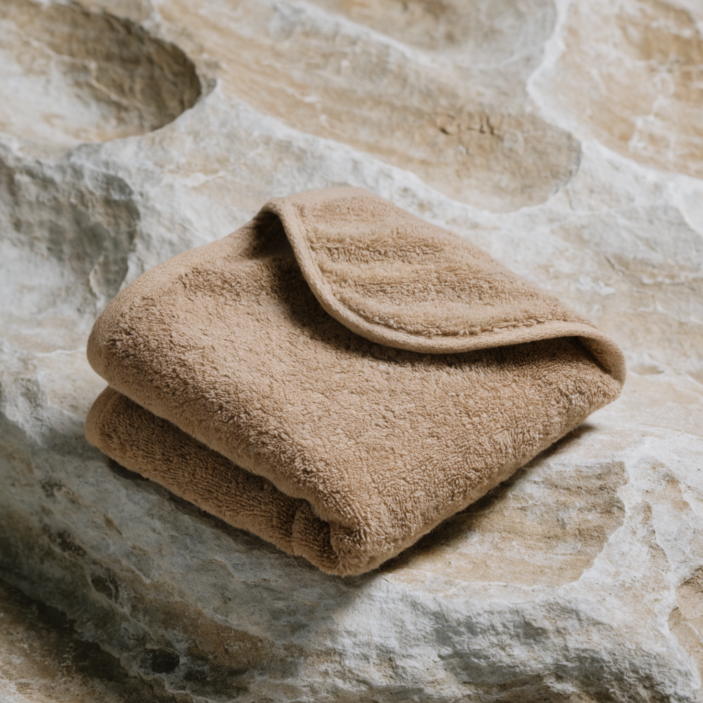 Hooded Bath Wrap Clay
