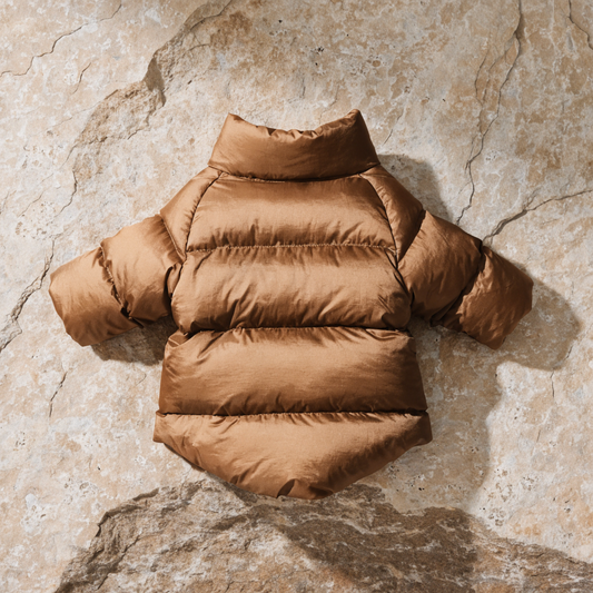 Quilted Down Dog Jacket Clay