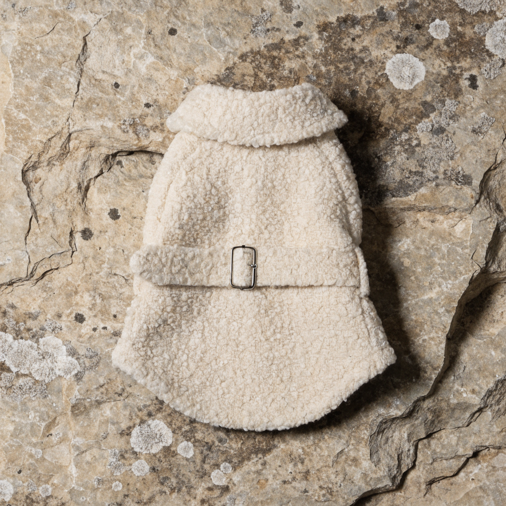 Boucle Dog Coat Cream