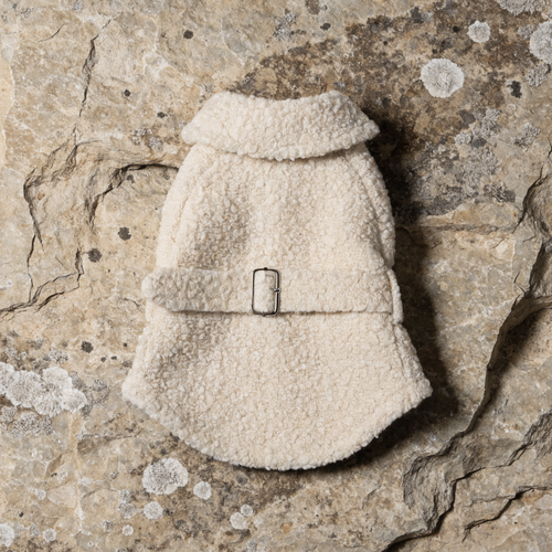 Boucle Dog Coat Cream