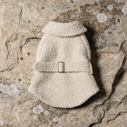Boucle Dog Coat Cream