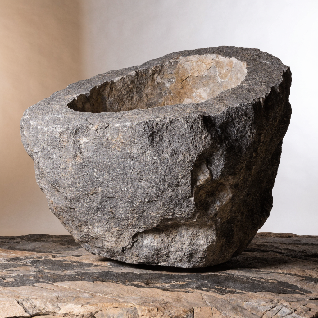 Basalt Monolith Planter