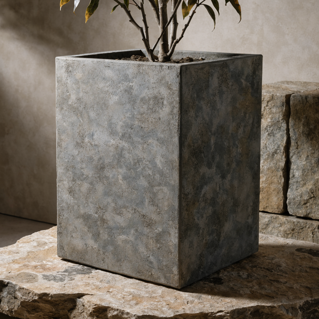 Recycled Composite Cube Planter