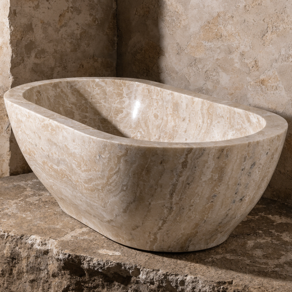 Marble Trough Planter