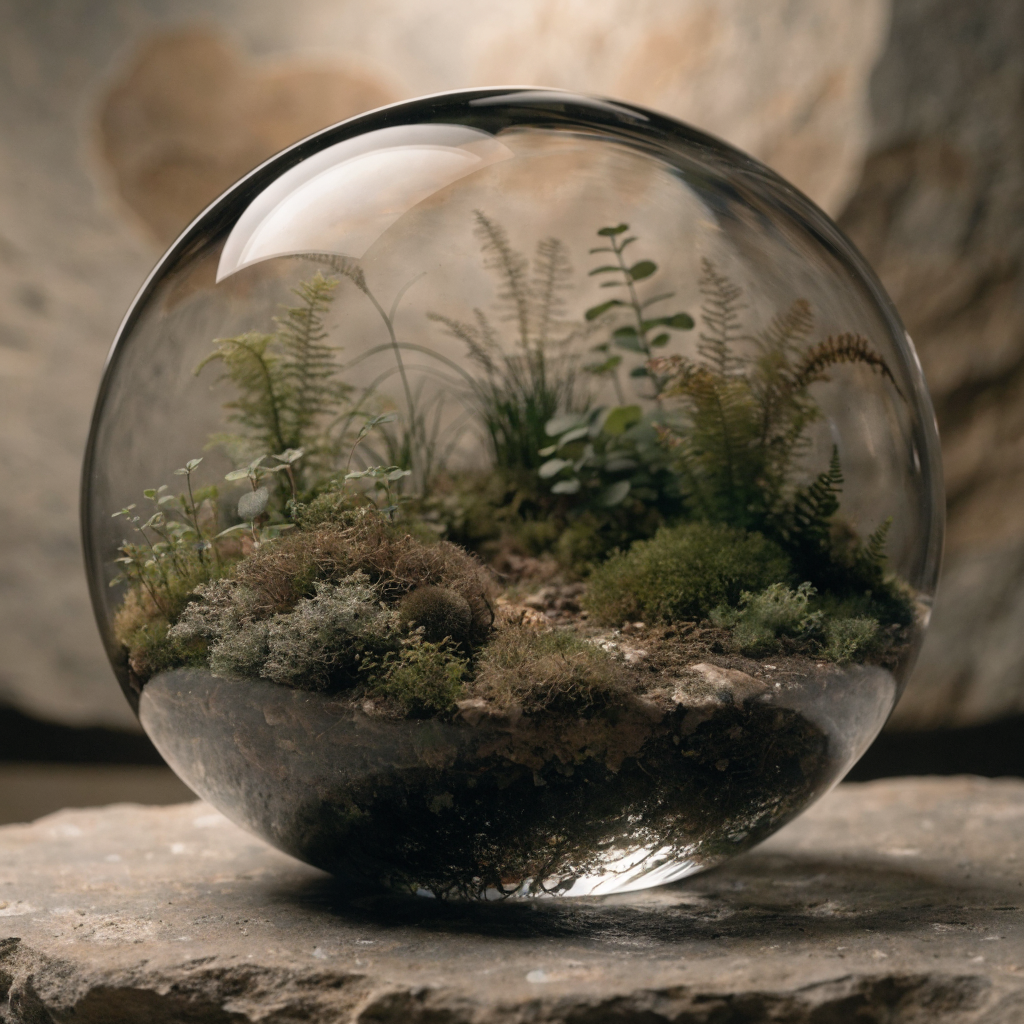 Biosphere Globe Sealed Living Terrarium