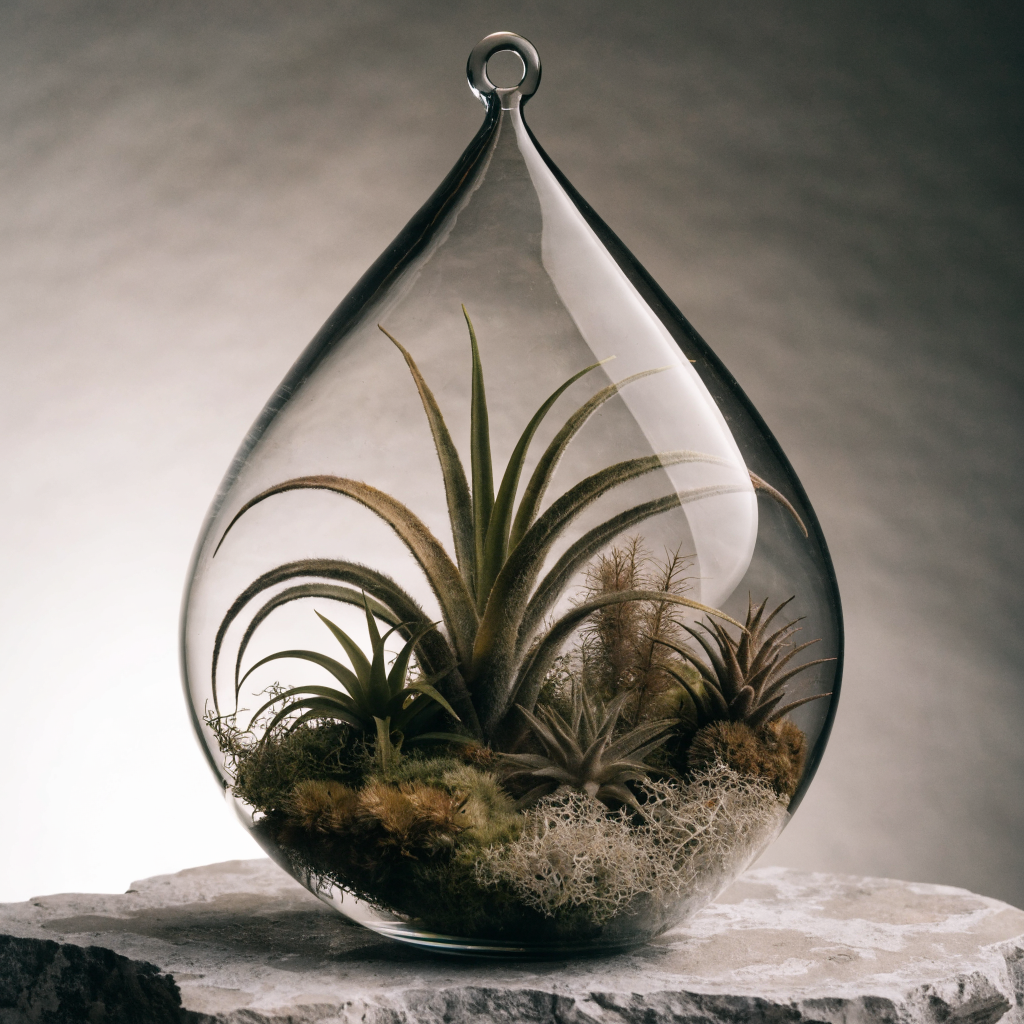 Teardrop Hanging Glass Ecosystem