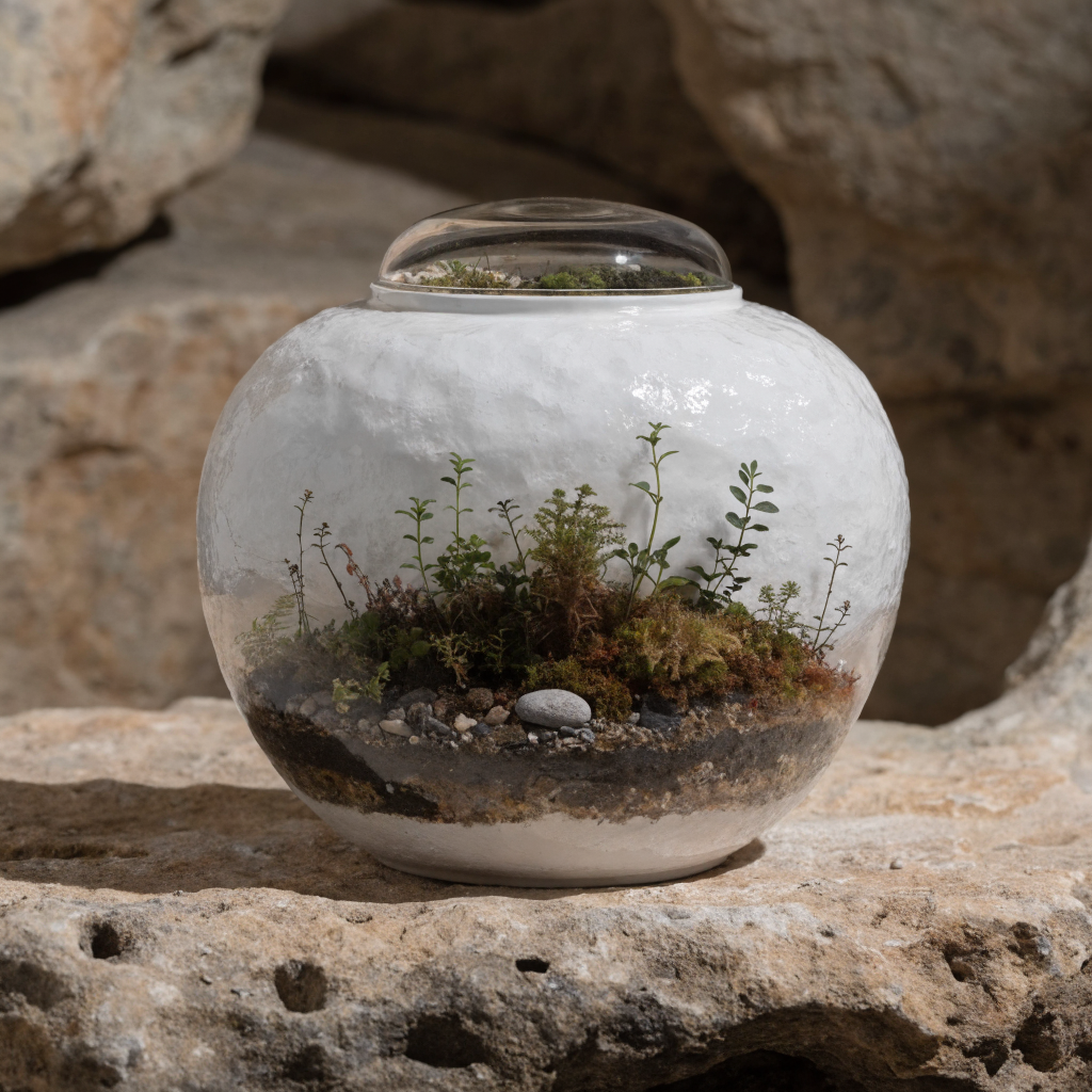 Moon Jar Ecosystem Sealed Ceramic