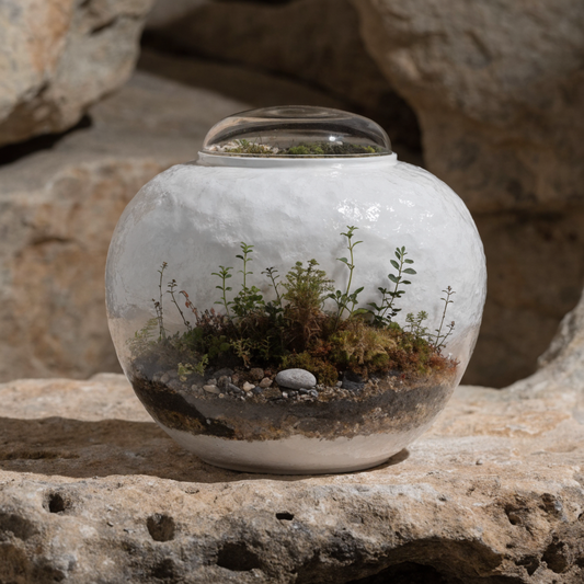 Moon Jar Ecosystem Sealed Ceramic