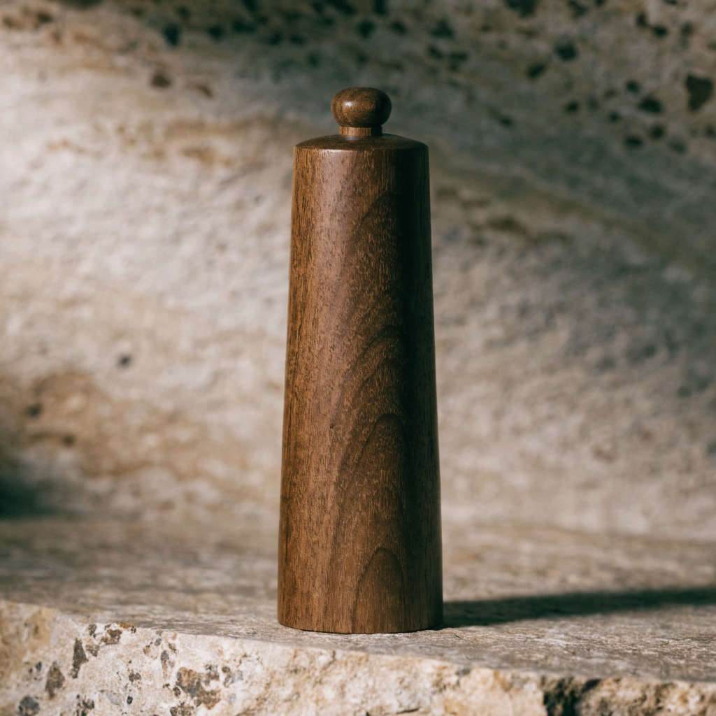 Solid Walnut Pepper Mill