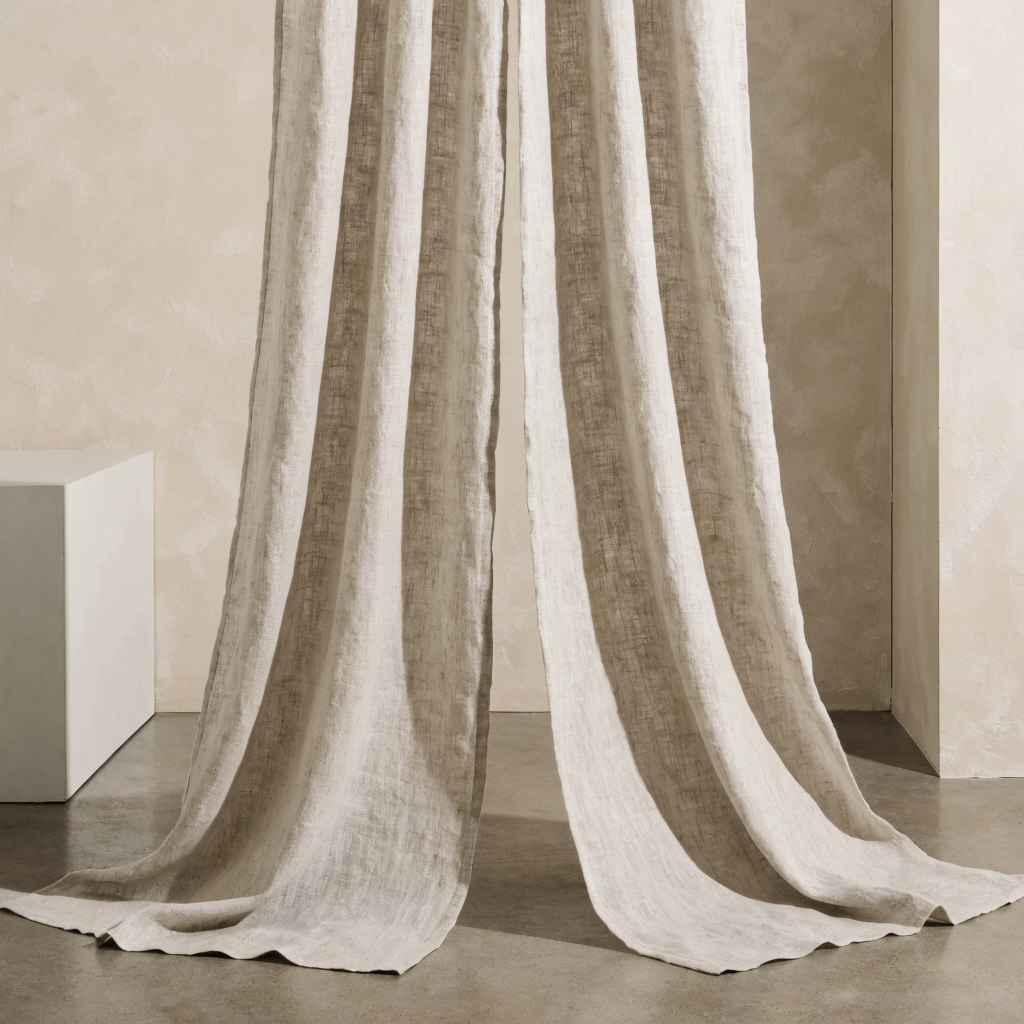 Linen Curtain Panels Oatmeal