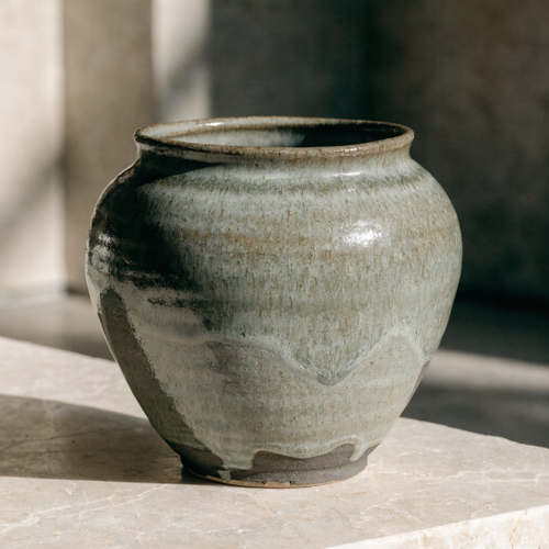 Hand-Thrown Stoneware Planter