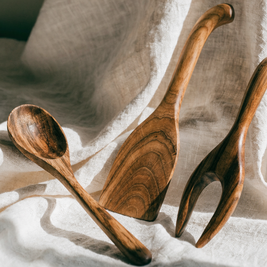 Olive Wood Utensil Set