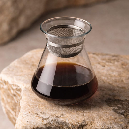 Cold brew coffee maker glass