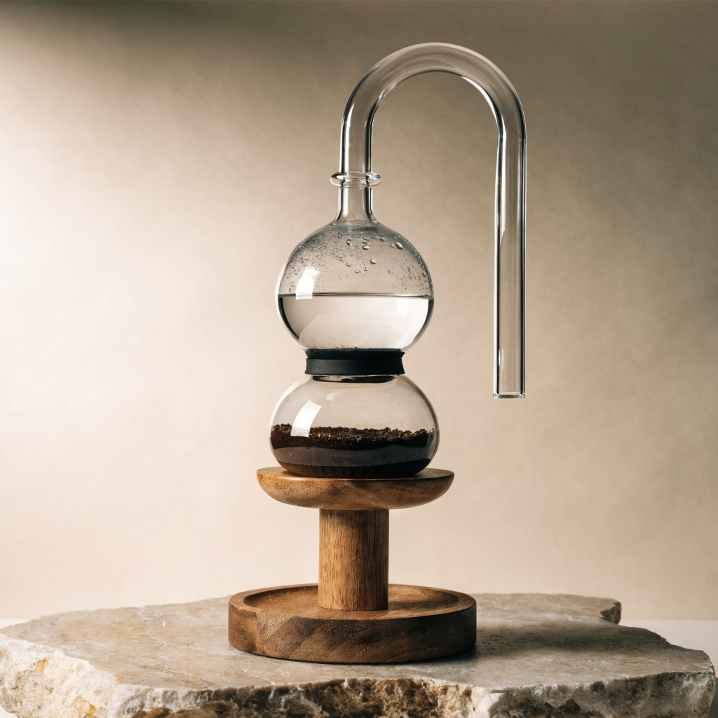 Vacuum siphon coffee maker