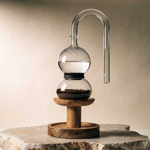 Vacuum siphon coffee maker