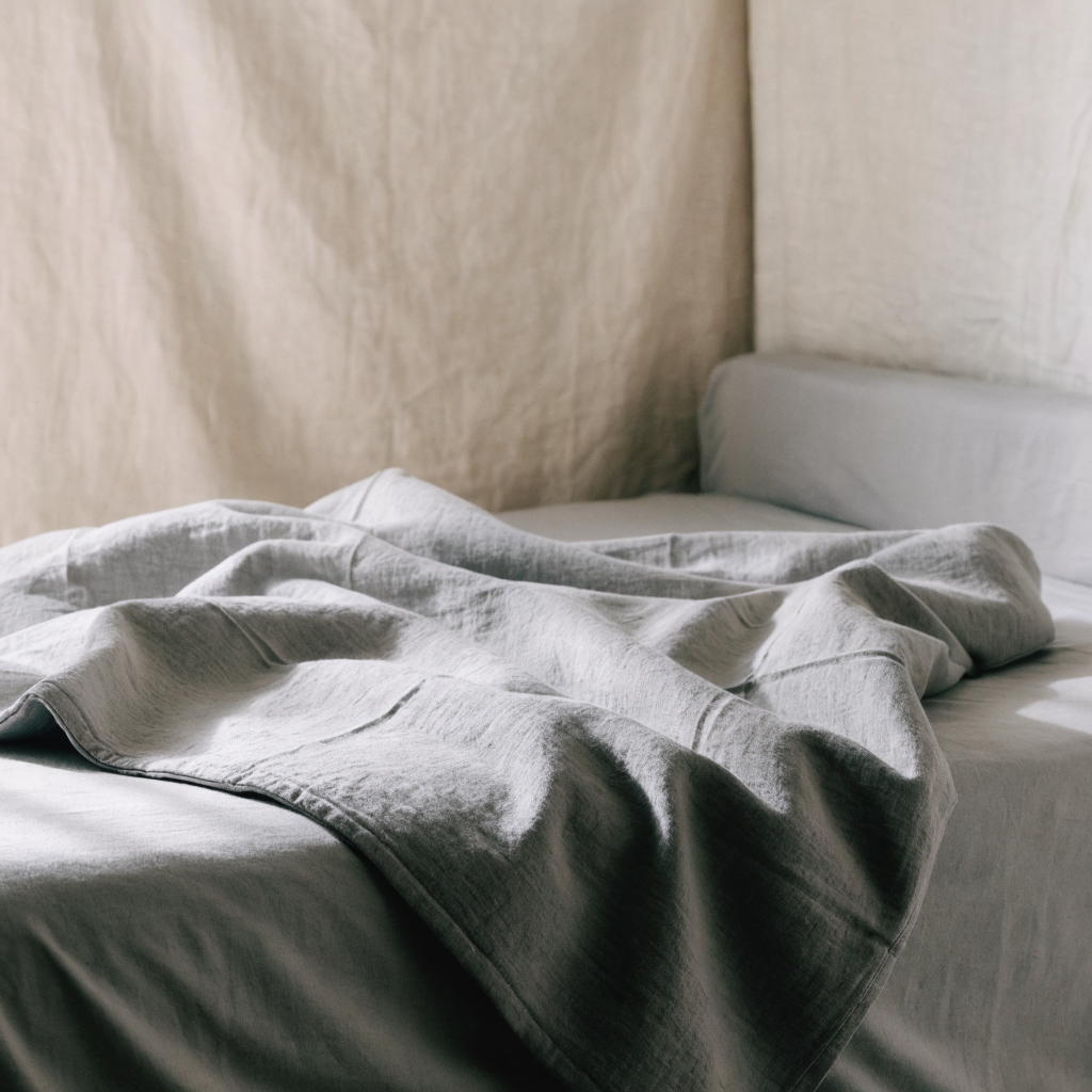 Weighted Calm Blanket — Organic Cotton, Grey