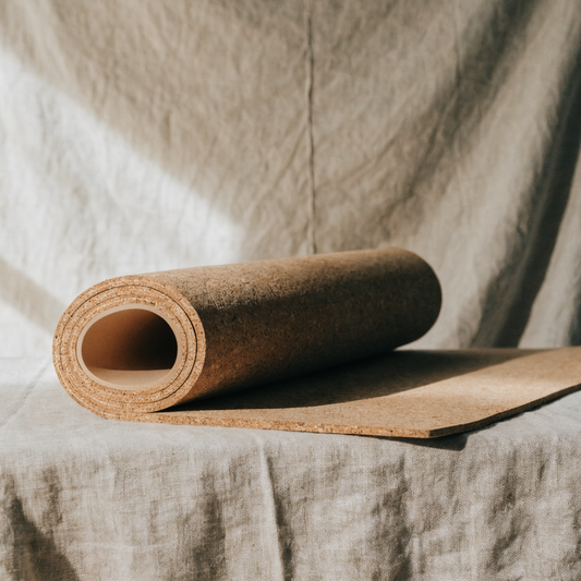 Cork & Natural Rubber Yoga Mat — Sage