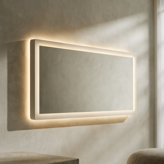 Backlit Anti-Fog Bathroom Mirror — Touch