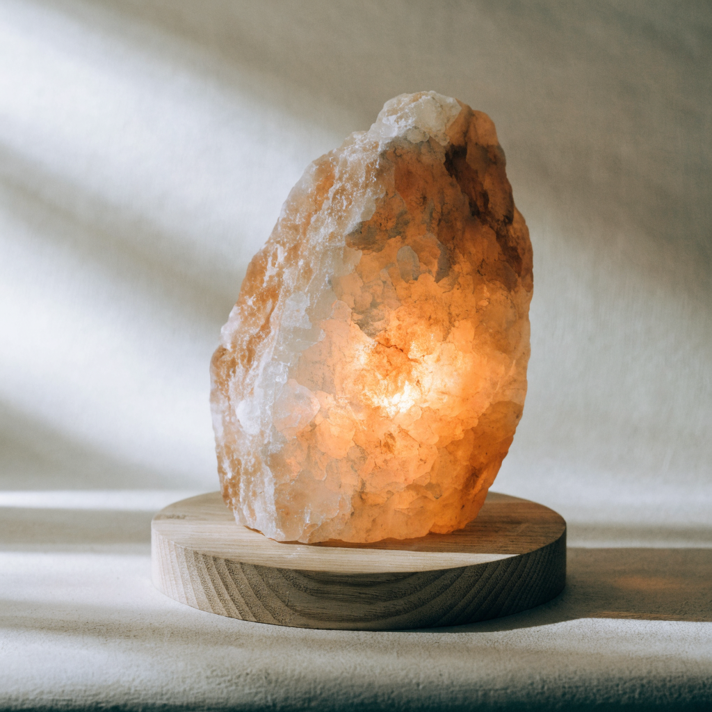 Himalayan Salt Crystal Lamp — Natural